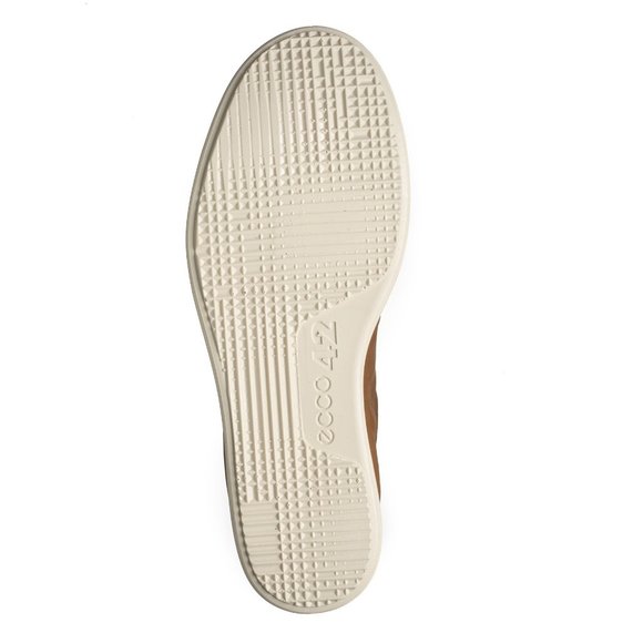 Ecco Collin 2.0 Leather Lace Up Sneaker Camel - Picture 5 of 6